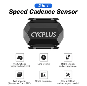 CYCPLUS Kolo, Računalnik, merilnik Hitrosti ANT+ Hitrosti, Kadence Senzor Brezžični Kolesarski Bluetooth 4.0 Kolesarjenje za GARMIN IGPSPORT Bryton