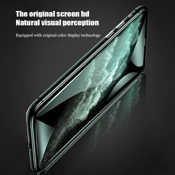 3PCS Polno Kritje Ukrivljeno Steklo za iPhone 7 8 6 6S Plus SE 2020 Zaščitnik Zaslon za iPhone 11 XR X XS Max 12 Pro Mini Steklo
