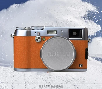 Aluminija, pokrov Objektiva objektiv Nepremočljiva Zaščite Pokrovček Objektiva Kamere, se za Fuji Fujifilm X100F X100 X100T X100S X100V X100S X70 X-100