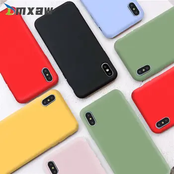 Za Xiaomi Mi 10T 10 Lite Pro POCO X3 FNC 10 Ultra Opomba 10 Lite CC9 Pro Telefon Primeru Srčkan Mat Trdna Sladkarije Preprost Silikonski Pokrov
