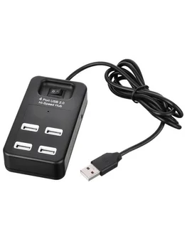 USB 2.0 4-Port USB 2.0 Hi-Speed HUB w/ Stikalo 480Mbps za RAČUNALNIK/Prenosnik Izračun