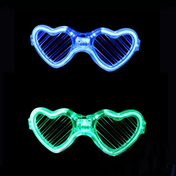 Žareče Stranka Sončna Očala Led Neon Očala Senčila Za Oči Nositi Zabavo Za Rojstni Dan Flash Svetlobe, Festival Svetijo Oči Masko