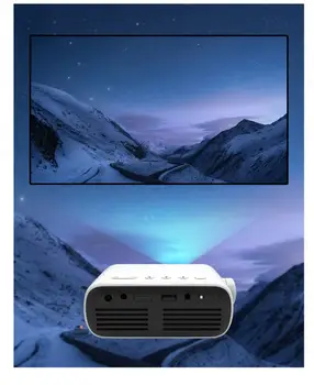 Novo YG280 Mini Projektor Gospodinjski LED Prenosni Full HD 1080P Zabava Projektor za Domači Kino Kino Projektor