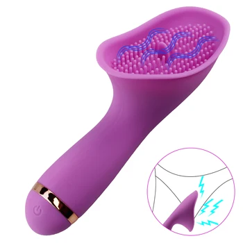 Juguetes Sexuales Ustni Klitoris Sesanju Jezika Vibrator Stimulator Spolnih Igrač za Ženske Močan G-spot Massager seks Odraslih izdelka