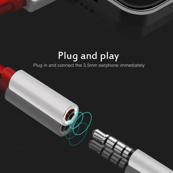 Tip C Do 3,5 mm Jack Kabel Adapter za Slušalke Priključek Za Oneplus 6T Huawei P20 P20Pro Za Xiaomi 6 6X 8 Mix2 Opomba 3