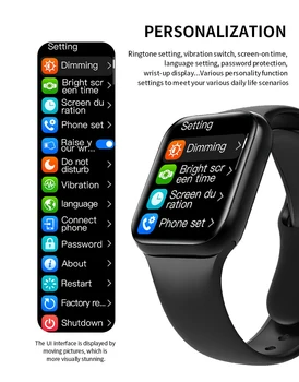 X12 HW12 Pametno Gledati Poln na Dotik Fitnes Nepremočljiva Bluetooth Zavrtite Gumb Smartwatch Ura Srčnega utripa Globalna Različica
