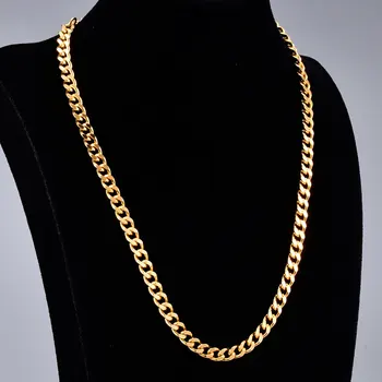 KITEAL Vroče Novih Zlato barvo ogrlice verige za ženske, geometrijske in krožno multi-layer ogrlice cene v eur