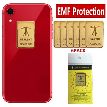 6Pcs Emf Varstvo Mobilni Telefon Nalepke Proti Sevanju Zaščitnik Nalepke Emf Blocker za Telefonov, iPad, Prenosni računalnik