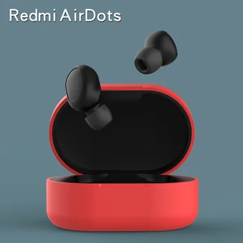 Silikonski Zaščitni Pokrov, Slušalke Primeru Za Xiaomi Redmi Airdot TWS Bluetooth-združljive Slušalke Različica Brezžičnih Dropshipping
