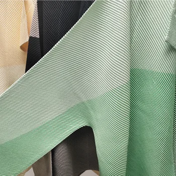 LANMREM 2021 Nov Prihod Jeseni Dolgo sleeved Naguban Proti-vrat Kontrast Barve Kratek Plašč Zelene All-tekmo Jopico Za Ženske 2A2343