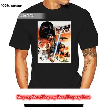 Dinamični Empire Strikes Back Vader Lk Licenco Za Odrasle T-Shirt Poletje Tee Majica