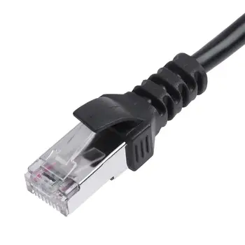 RJ45 Moški 2 Ženski Prilagodilnik Pretvornika Ethernet LAN Omrežja Priključek za Razširitev Razdelilno Kabelsko Za PC, TV, Internet