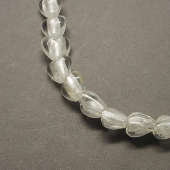 10~20pcs Ravno Krog Srca Ročno Folijo Steklene Kroglice zapestnico, ogrlico, ki za nakit DIY izdelavo nakita Pribor za Dekoriranje