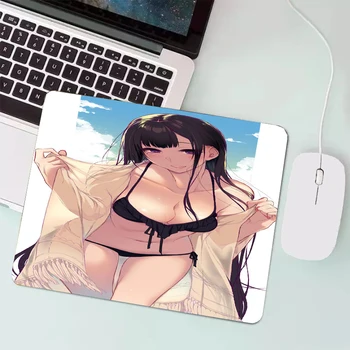 Novo univerzalno non-slip mouse pad majhne seksi dekleta anime usnje gaming mouse pad nova tabela, mat, eleganten in udoben primeren