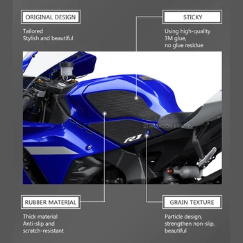 Motoristična Oprema Strani Rezervoarja za Gorivo Blazine Zaščitnik Nalepke Kolena Oprijem za Vleko Tipke Za Yamaha YZF R1 R1M YZFR1 leta 2020 2021