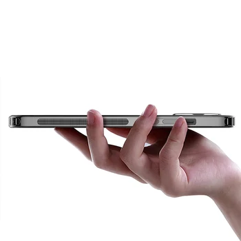 Silikonski Mehko TPU Primeru Telefon za iPhone Mini 12 11 Pro Max XR X XS Max 5 6 7 8 Plus Zadnji Pokrovček Case za iPhone 12 11 Pro Max XR