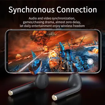 TWS Brezžične Slušalke Bluetooth Nepremočljiva HI-fi Zvok Slušalke Za iPhone Huawei Samsung Xiaomi Šport Slušalke Touch Kontrole