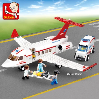 Mesto Serije Letalstvu, Pojem Zasebno Letalo Letalo Set Mini Avto Številke DIY Model gradniki Igrače za Otroke Darila