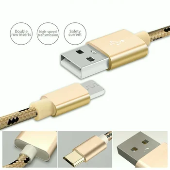 Micro USB Kabel Tip C Hitro Polnjenje Žice za Android Mobilni Telefon za Sinhronizacijo Podatkov, Polnilec Kabel 3 m 6 m 10 m za Telefon Samsung