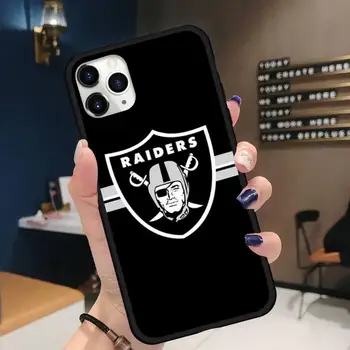 Luksuzni design Oakland Raiders Primeru Telefon za iPhone 11 12 pro XS MAX 8 7 6 6S Plus X 5S SE 2020 XR Mehke silikonske