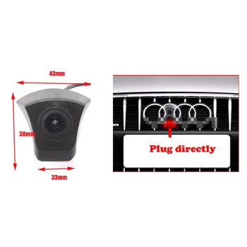 Avto Spredaj Pogled Kamere CAM Slepi Prikaz Območja za Audi A1 A3 8P 8V A4 B8 A5 A6 A7 A8