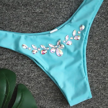Nosorogovo bleščice mini plavanje obleko za ženske brazilski bikini komplet seksi kopalke 2 kosa kopalke ženske kopalke push up