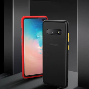 Luksuzni Shockproof Anti Padec Translucen Pametni Telefon Ohišje Za Samsung Galaxy A01 Jedro M21 M31S M31 M01 M11 M51 Candy Barve Pokrov