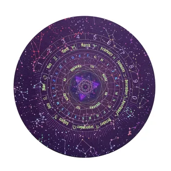 22 cm Tarot Kartice Krpo Nordijska Zvezdnato Nebo Gumijasto podlogo za Vedeževanje Soba Dekoracijo Doma Skrivnostno Lepe Constella Ornament