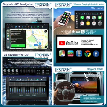 Za Hyundai Elantra 2011-2013 Android 10 Carplay Radio Predvajalnik Avto GPS Navigacija Vodja Enote, Avtomobilski Stereo CD DVD WIFI DSP BT
