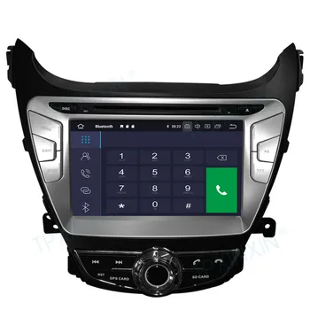 Za Hyundai Elantra 2011-2013 Android 10 Carplay Radio Predvajalnik Avto GPS Navigacija Vodja Enote, Avtomobilski Stereo CD DVD WIFI DSP BT