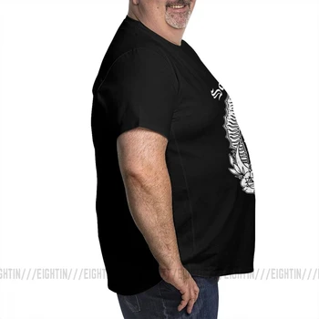 Santa Morjem Saint Smrti T-Shirt Moški Visok Big Fat Smrti Lobanje Letnik Cotton Tee Majica Kratek Rokav T Shirt Velika Velikost