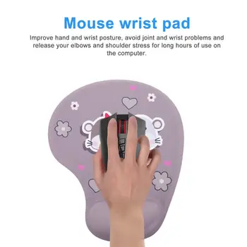 1Pc Mouse Pad Cartoon Živali Zapestje Udobje, Podporo Mouse Pad za Domačo Pisarno