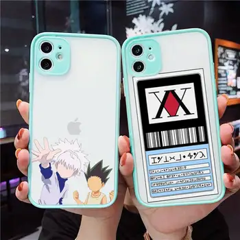 HUNTER x HUNTER HxH Gon Killua Anime Telefon Primerih Mat Za iPhone Mini 12 11 XR Pro XS Max 7 8 Plus X Trdi PC Zadnji Pokrovček