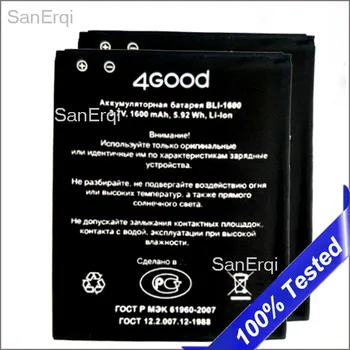 10pcs Visoko Kakovostne Baterije za 4Good S450m 4G TLI-1600 BLI-1600 1600mAh Baterije Batterie Bateria