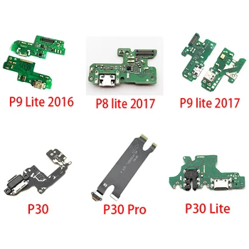 Polnjenje Flex Kabel Mikrofona Odbor Za Huawei P10 Plus P20 Pro P30 P9 P8 lite 2017 Mini Polnilec Vrata Dock Priključek