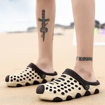 2021 novih izdelkov sandali luknjo čevlji plaži sandali gospodinjski copate vrt čevlji poletne moške priložnostne čevlji