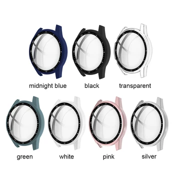 Izbiranje Obsega Zaščitni ovitek Za Huawei Watch GT 2 46mm PC Lupini Kaljeno Steklo Zaščitnik Zaslon Smart Watch Dodatki
