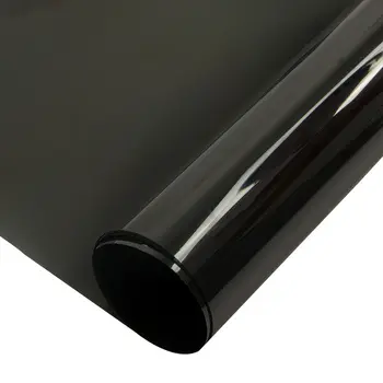 Sunice 4mil Črni avto dom okno odtenek film 15%VLT 99%UV dokaz stekla nalepke zasebnosti dekorativni avto folije 0.5x5m