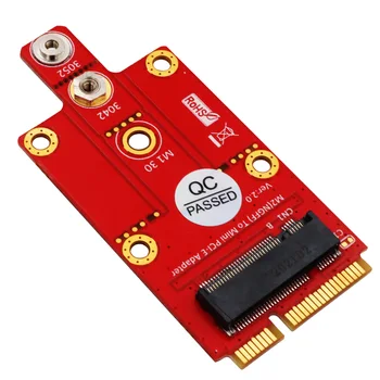 XT-XINTE M. 2 Ključ B za Mini PCI-E Adapter za 3G / 4G / 5G Modul Podpira 3042/3052 Vrsta M. 2 za NGFF Kartici Razsežnosti