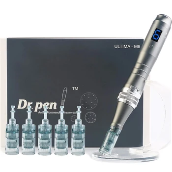 Dr. Pero Ultima M8 Microneedling Pero Derma Auto Pero s 5 Kos 16 Zatiči Vložkov - Brezžično / Nego Kože Naprave