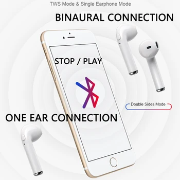 I7s TWS Brezžična Slušalka Bluetooth 5.0 Slušalke Slušalke Čepkov Slušalke Slušalke Za pametni Telefon Xiaomi Huawei Samsung
