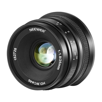 Neewer 25 mm f/1.8 Velike Zaslonke širokokotni Objektiv z Ročnim Ostrenjem APS-C Prime Objektiv Za Canon EF-EOS M-M Mount Mirrorless Fotoaparati
