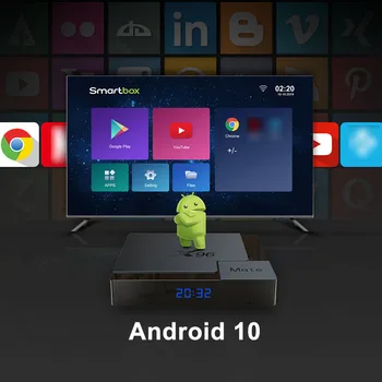 Android 10.0 X96 MATE Smart TV BOX Allwinner H616 Core Quad 2.4/5.0 G Wifi 4GB 32GB 64GB Youtube Media Player X96 Android TV BOX