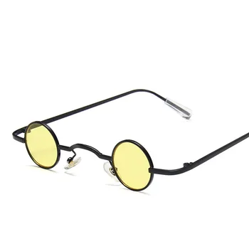 Mala Okrogla sončna Očala Steampunk Očala 2021 Vintage Retro Očala Za Ženske Luksuzni Gafas De Sol Moške blagovne Znamke Lunette Oculos UV400