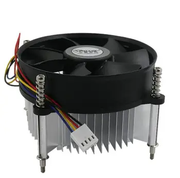 Računalnik cpu fan 4pin PWM Cpu hladilnik, ventilator Za hlajenje intel LGA 1155/LGA 1156 CORE I3 I5