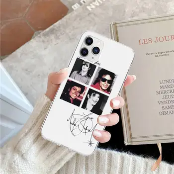 Michael Jackson Pregleden Mobilni Telefon Primeru Pokrovček Za Samsung Galaxy A51 A71 S20 S10e S7 S8 S9 S10 Plus