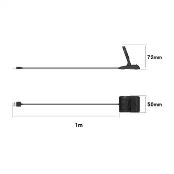Napajanje USB Polnilnik, ki je Osnova za Ticwatch PRO3 Pametno Gledati Magnetni Polnilec za Ticwatch Pro 3, 1 Meter Dolg
