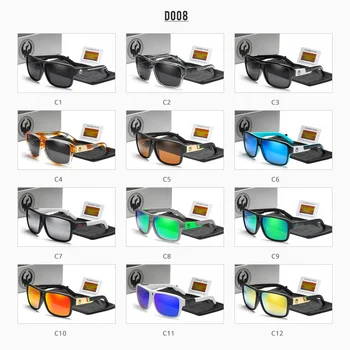 Blagovne znamke Zmaj Polarizirana sončna Očala Leče Moški Prostem sončna Očala Kvadratnih Rdeče Zrcalni objektiv UV400 Zaščito Žensk Očala