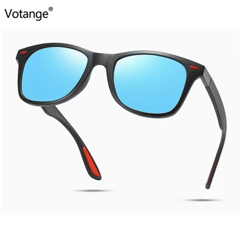 Votange Polarizirana sončna Očala Moški Ženske Klasičnih Kvadratni Plastični UV400 Vožnjo sončna Očala Moški Modni Črni Odtenki Vroče Prodaje E072