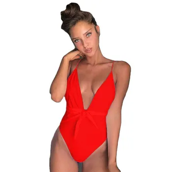 2021 Proti-Vrat enodelne Kopalke Nove Ženske Trdna Seksi Bikinisuit Ledvenih Frenulum Beachsuit